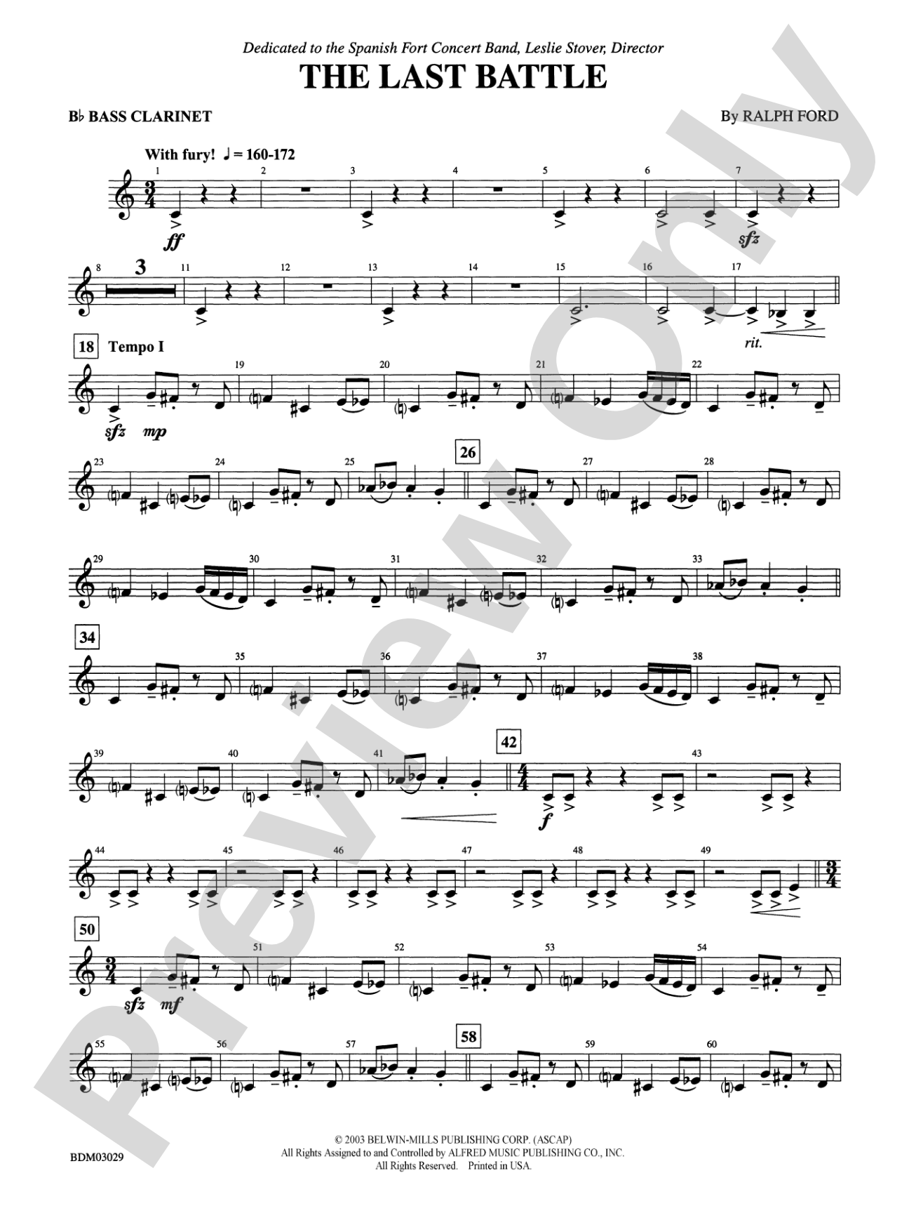 The Last Battle: B-flat Bass Clarinet