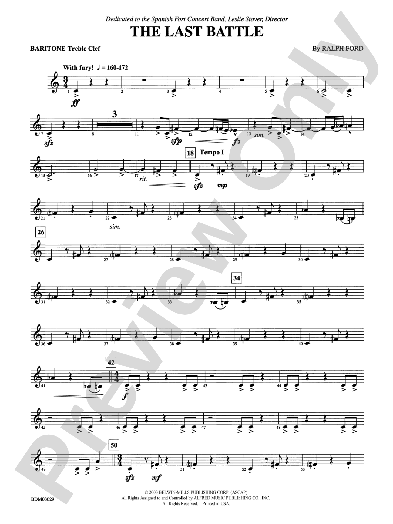 The Last Battle: Baritone T.C.