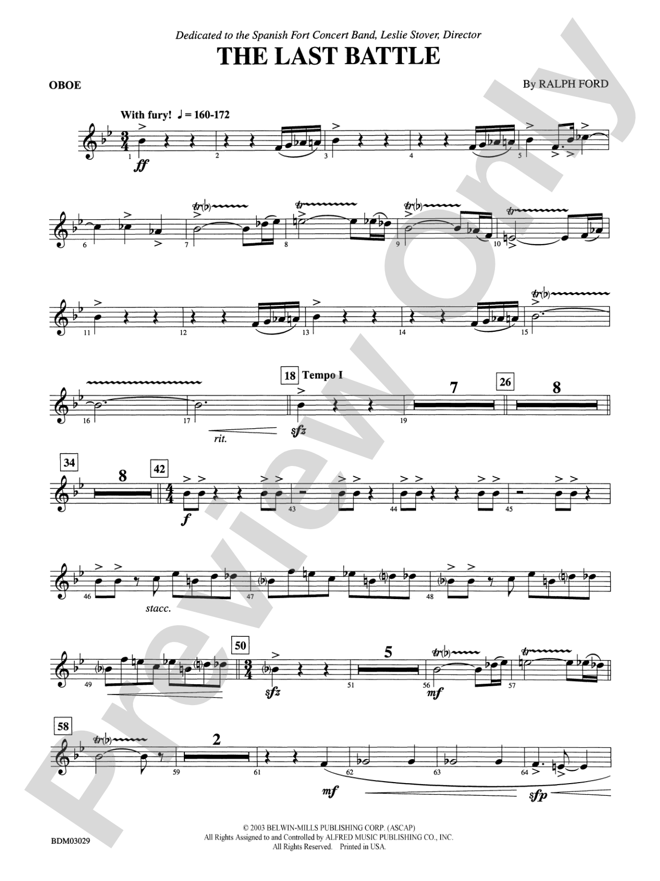 The Last Battle: Oboe