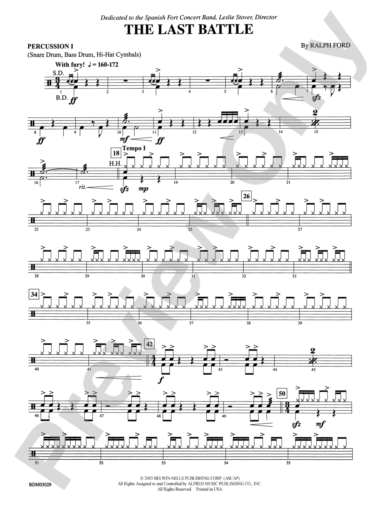 The Last Battle: 1st Percussion