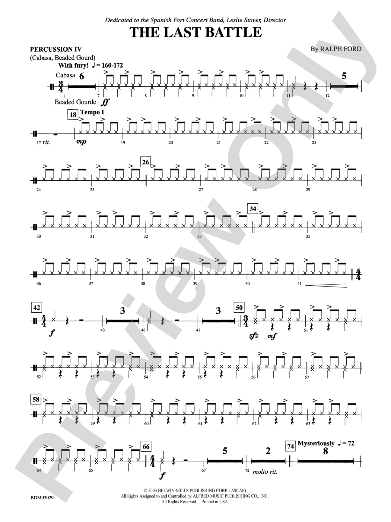 The Last Battle: 4th Percussion