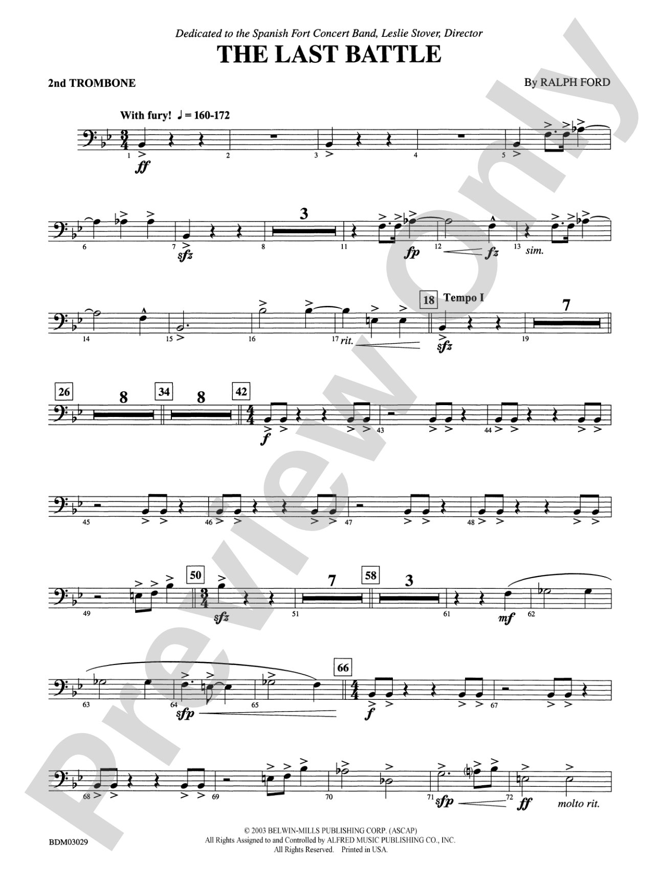 The Last Battle: 2nd Trombone
