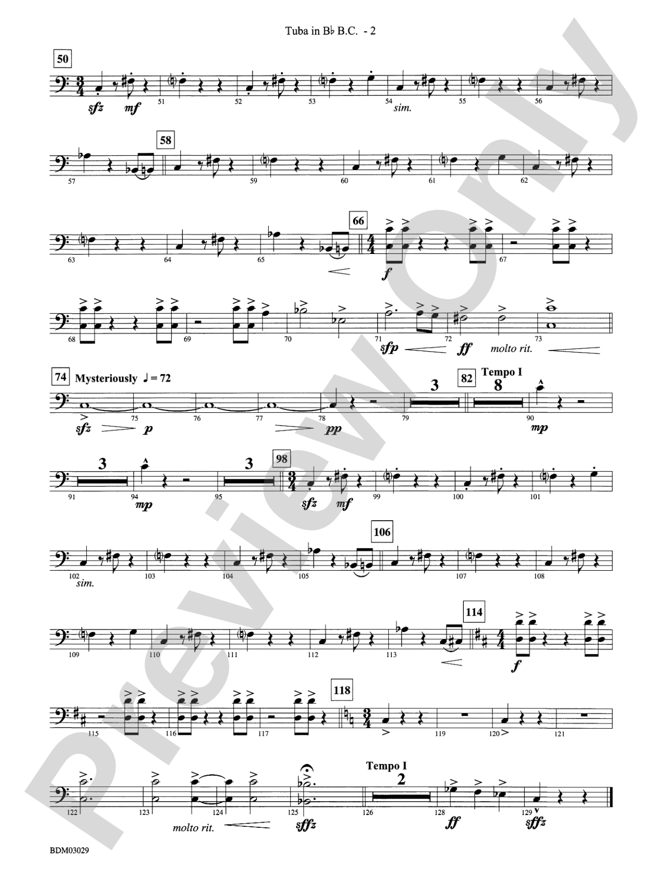 The Last Battle: (wp) B-flat Tuba B.C.