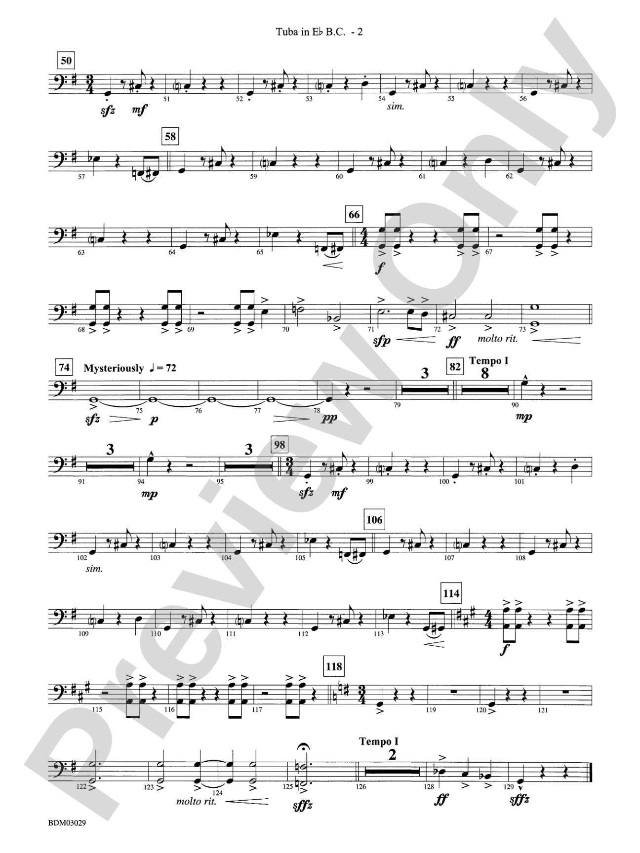 The Last Battle: (wp) E-flat Tuba B.C.
