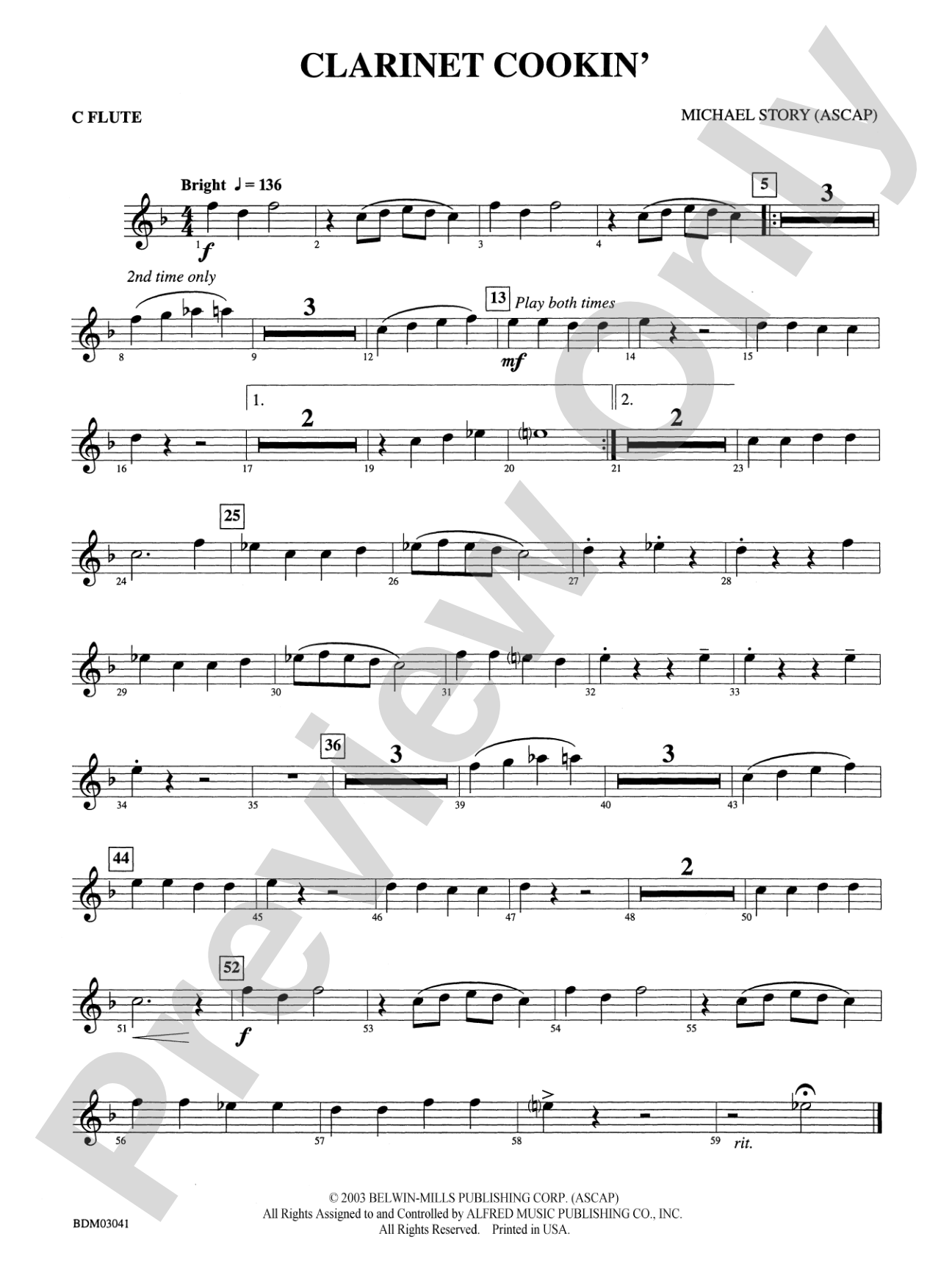 Clarinet Cookin': Flute
