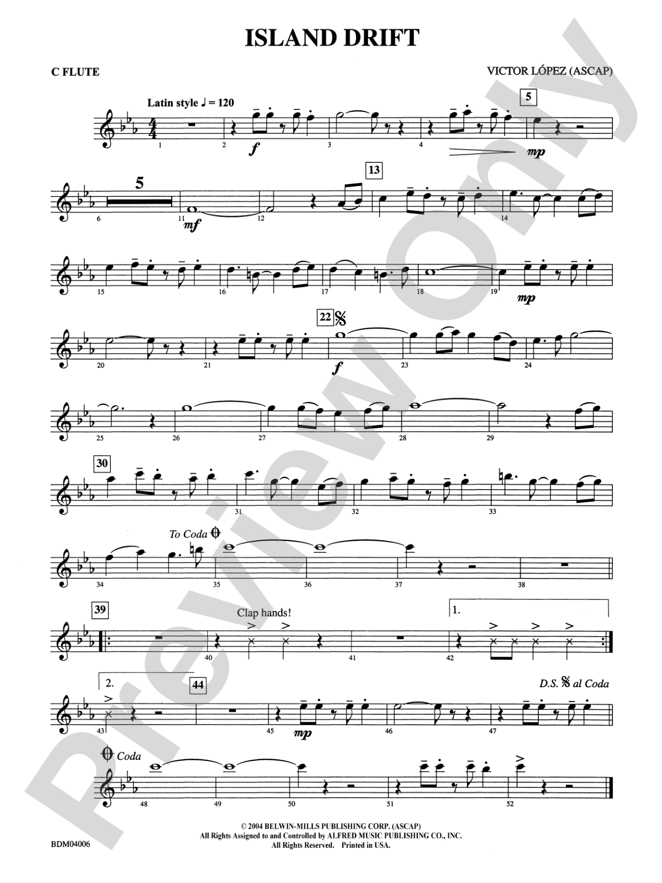 Island Drift: Flute