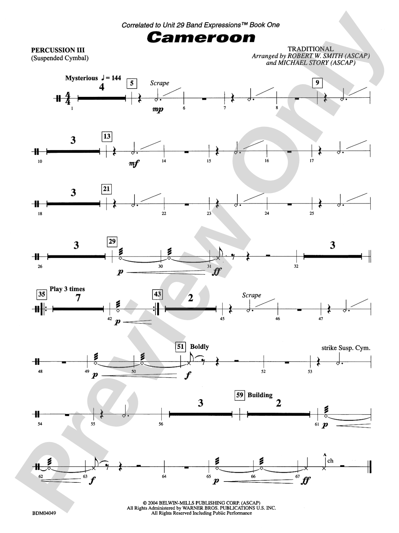 Cameroon: 3rd Percussion