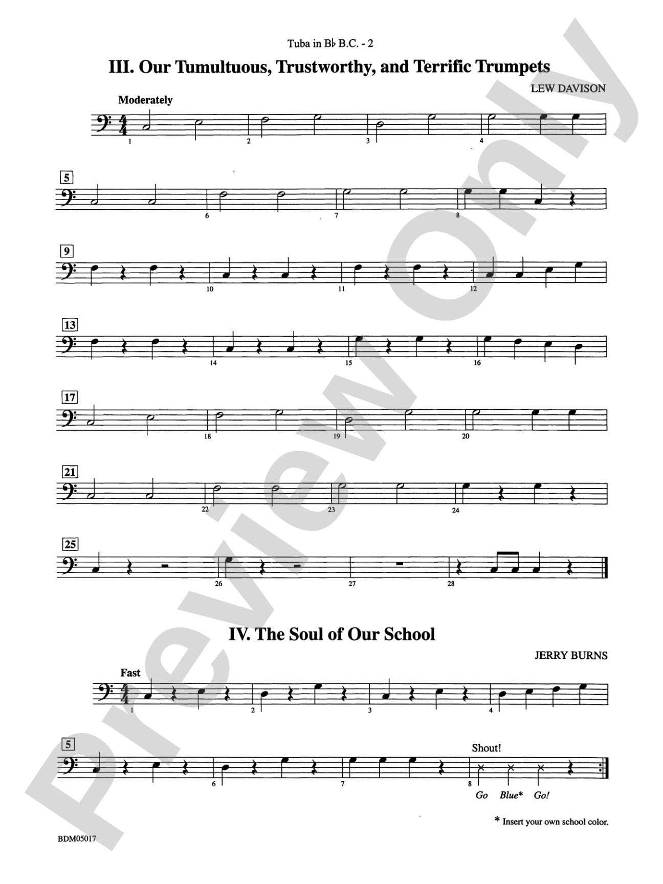 Belwin Very Beginning Band Kit #1: (wp) B-flat Tuba B.C.