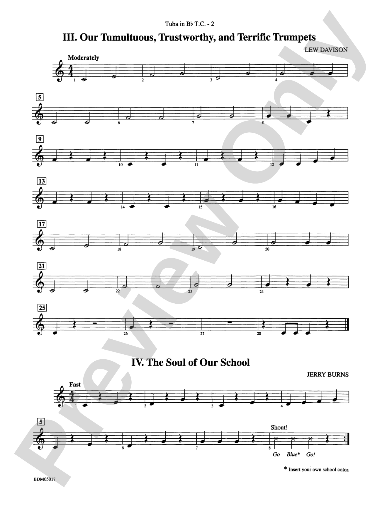 Belwin Very Beginning Band Kit #1: (wp) B-flat Tuba T.C.