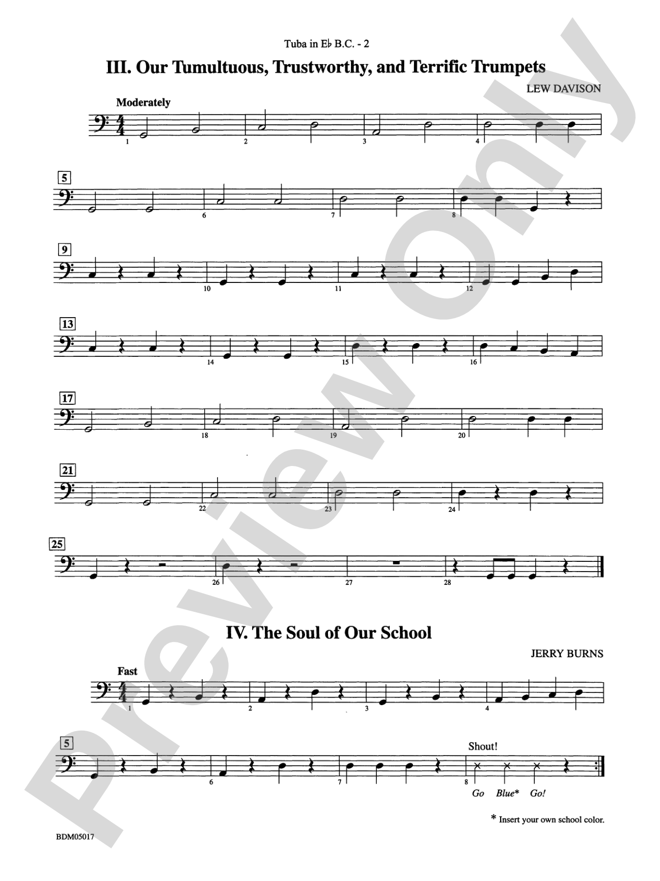 Belwin Very Beginning Band Kit #1: (wp) E-flat Tuba B.C.