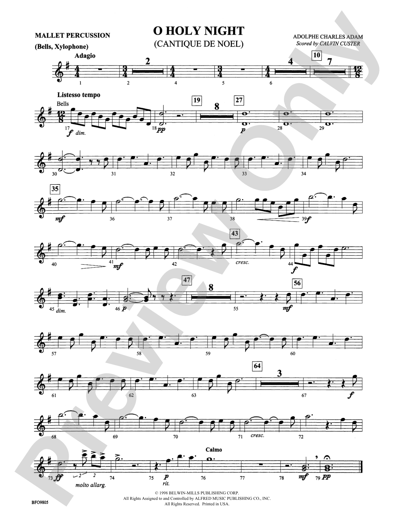 O Holy Night: Mallets