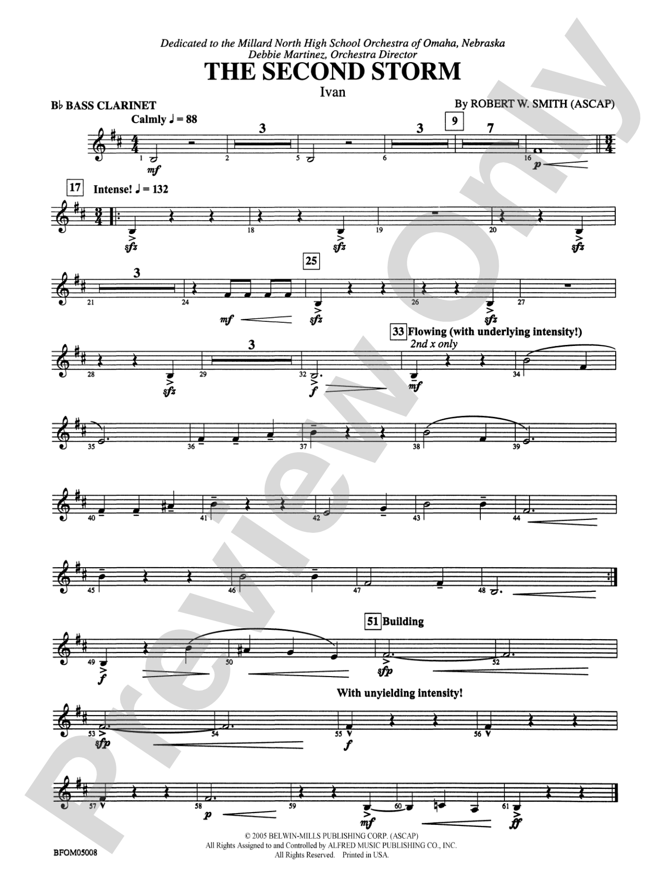 The Second Storm (Ivan): B-flat Bass Clarinet