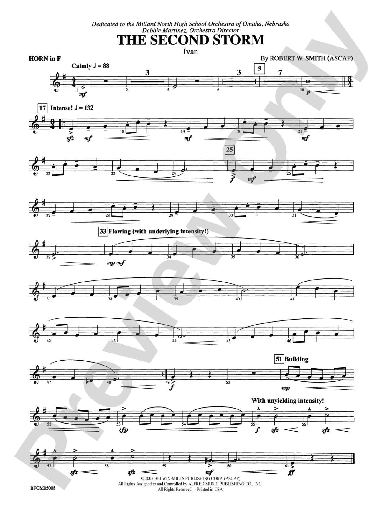 The Second Storm (Ivan): 1st F Horn