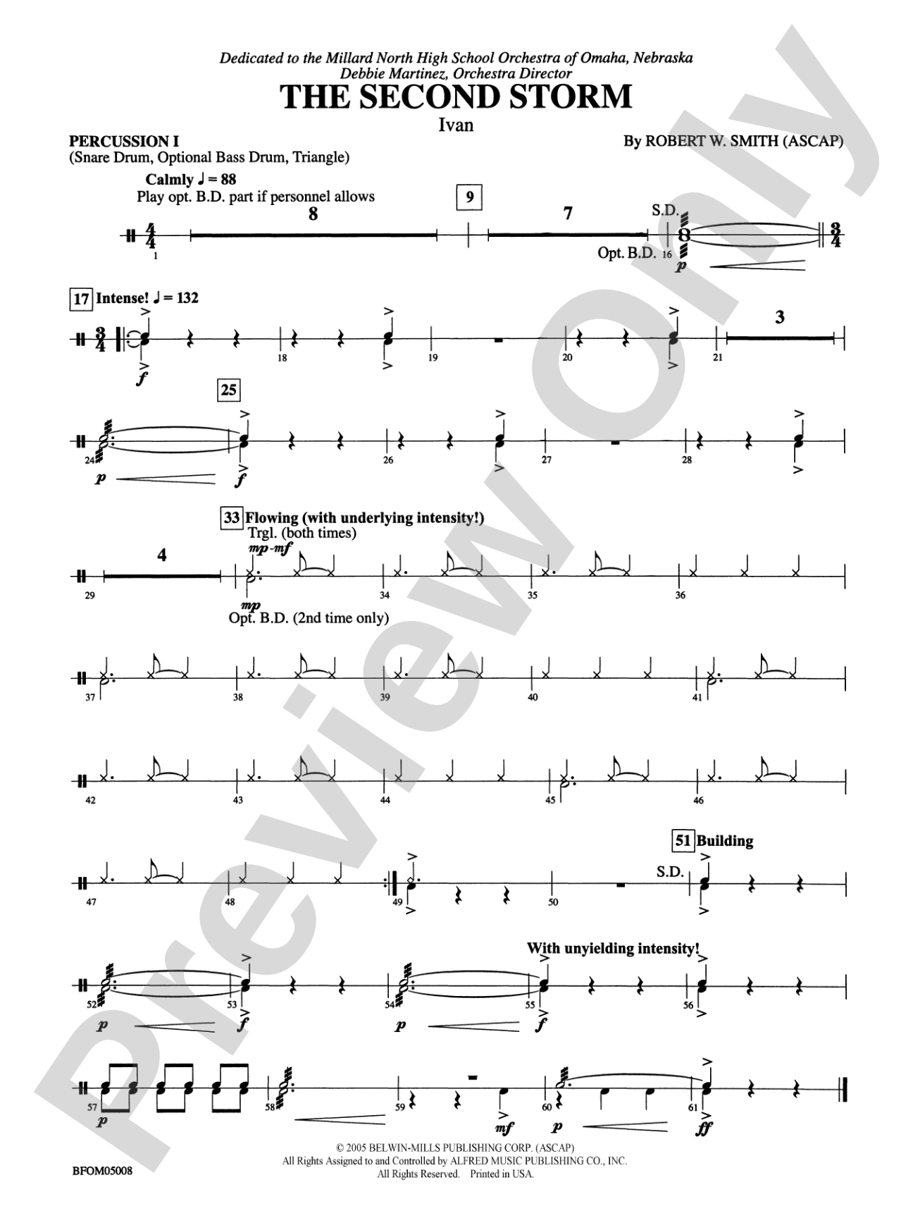 The Second Storm (Ivan): 1st Percussion