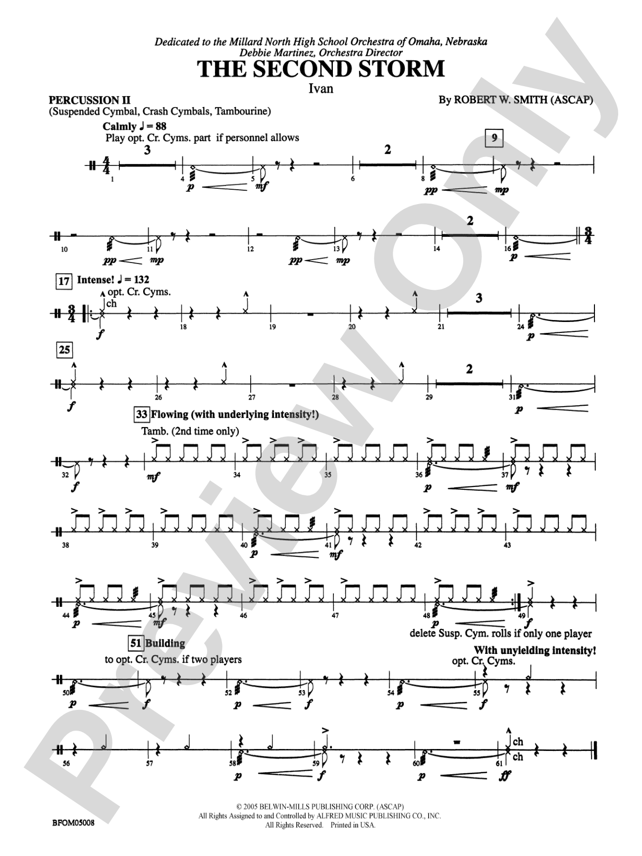 The Second Storm (Ivan): 2nd Percussion
