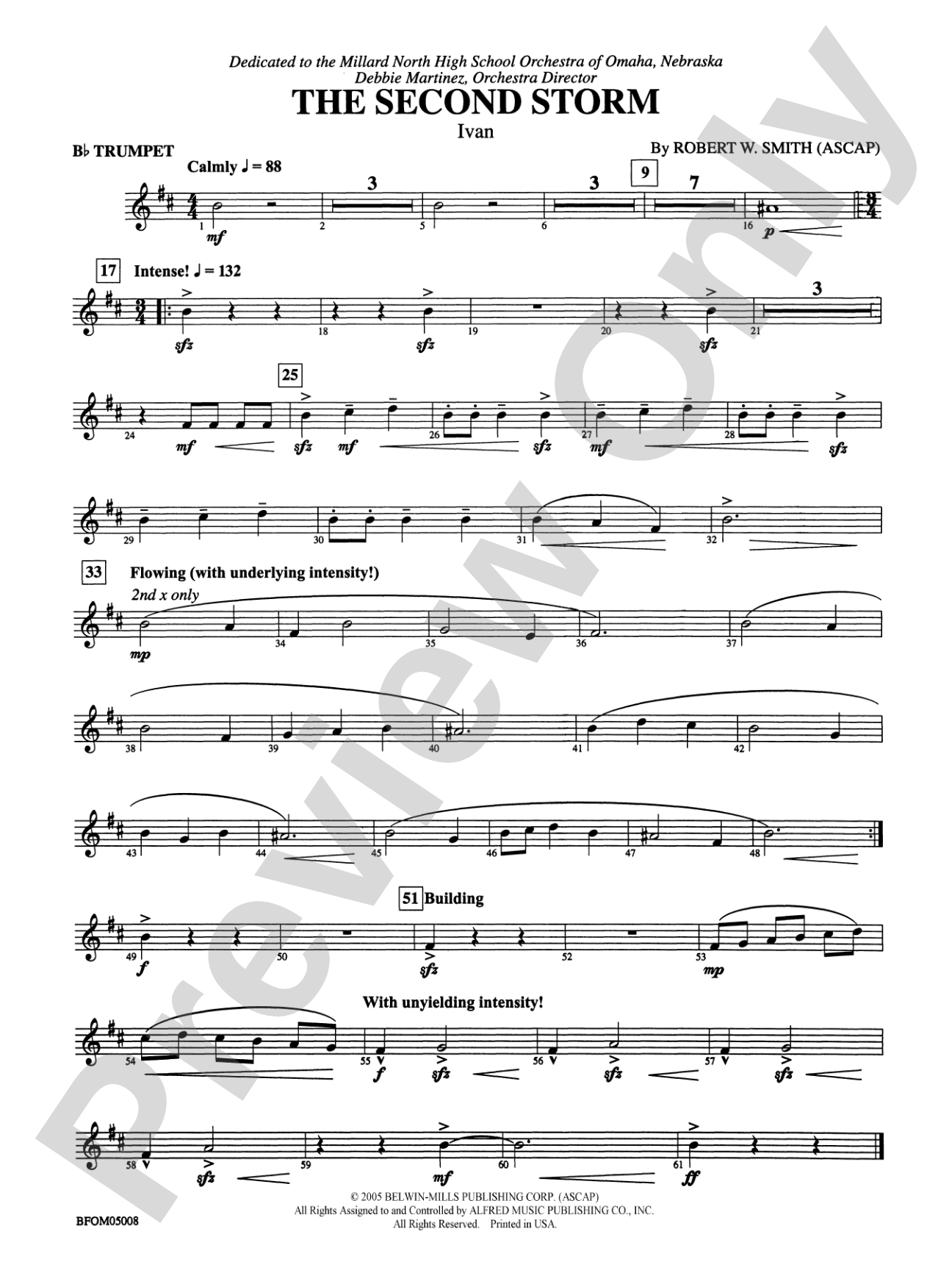 The Second Storm (Ivan): 1st B-flat Trumpet