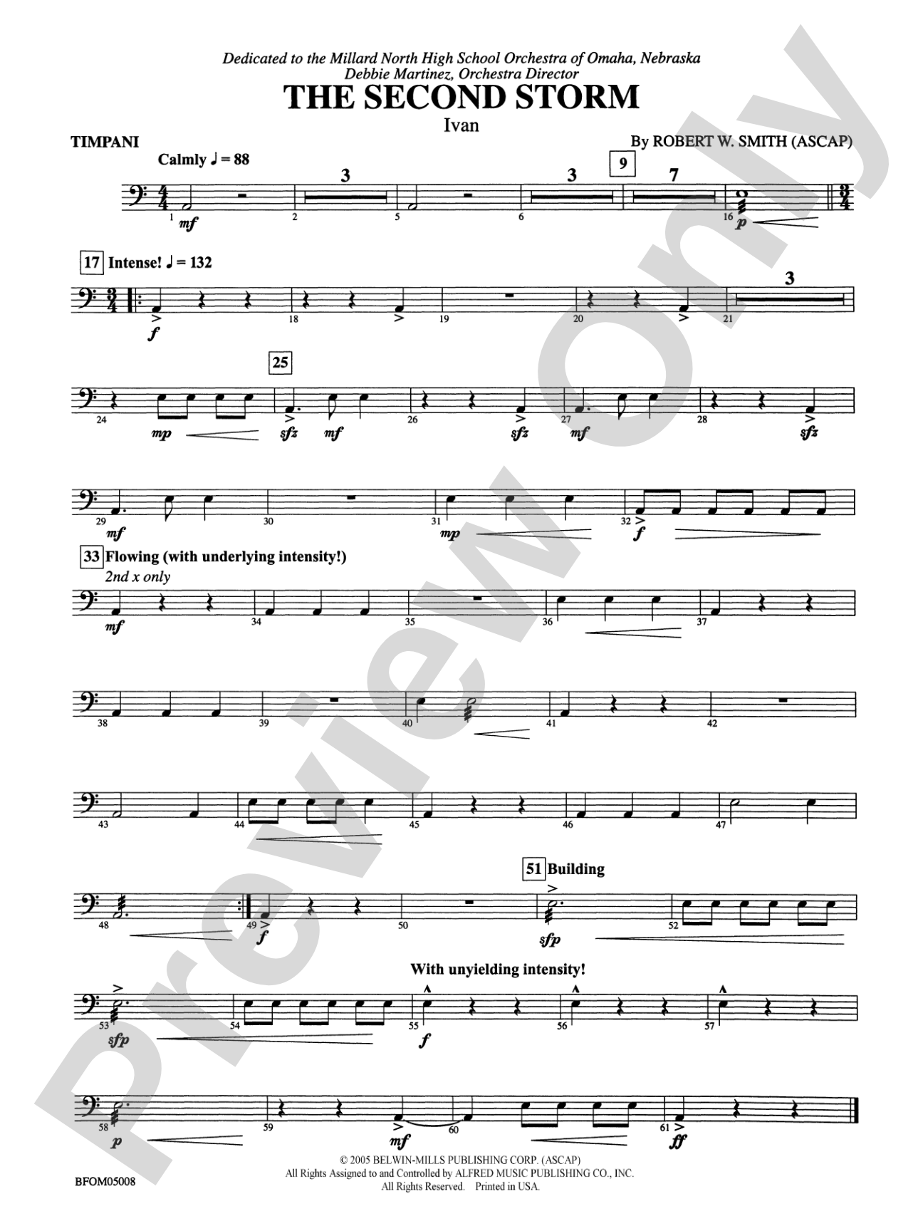 The Second Storm (Ivan): Timpani