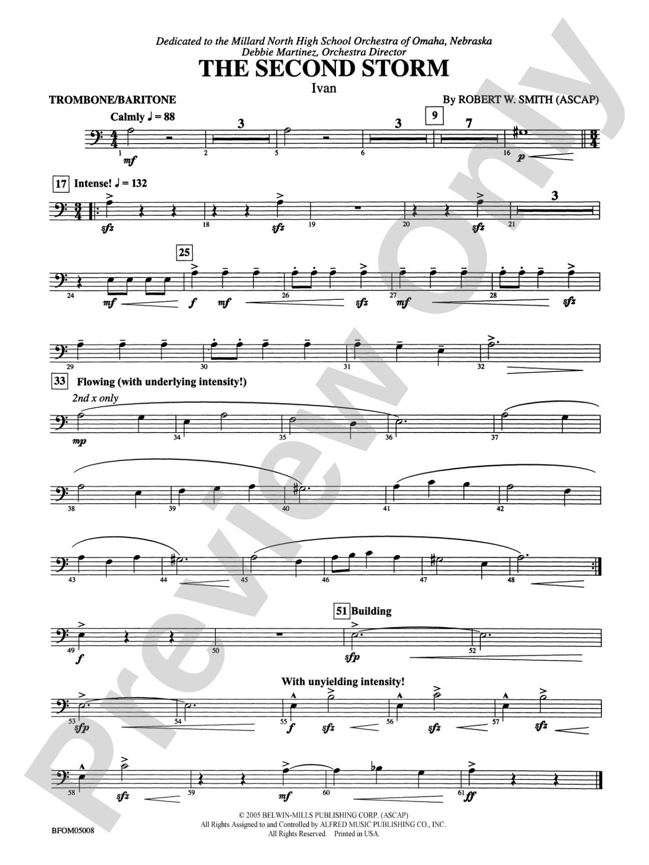 The Second Storm (Ivan): 1st Trombone