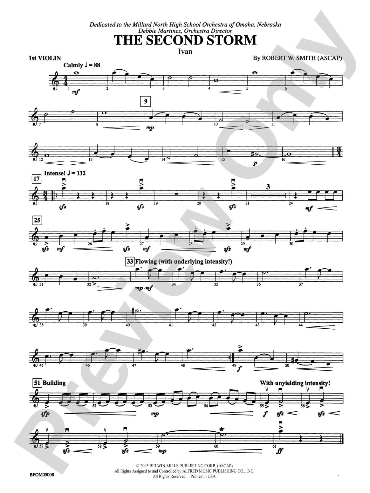 The Second Storm (Ivan): 1st Violin