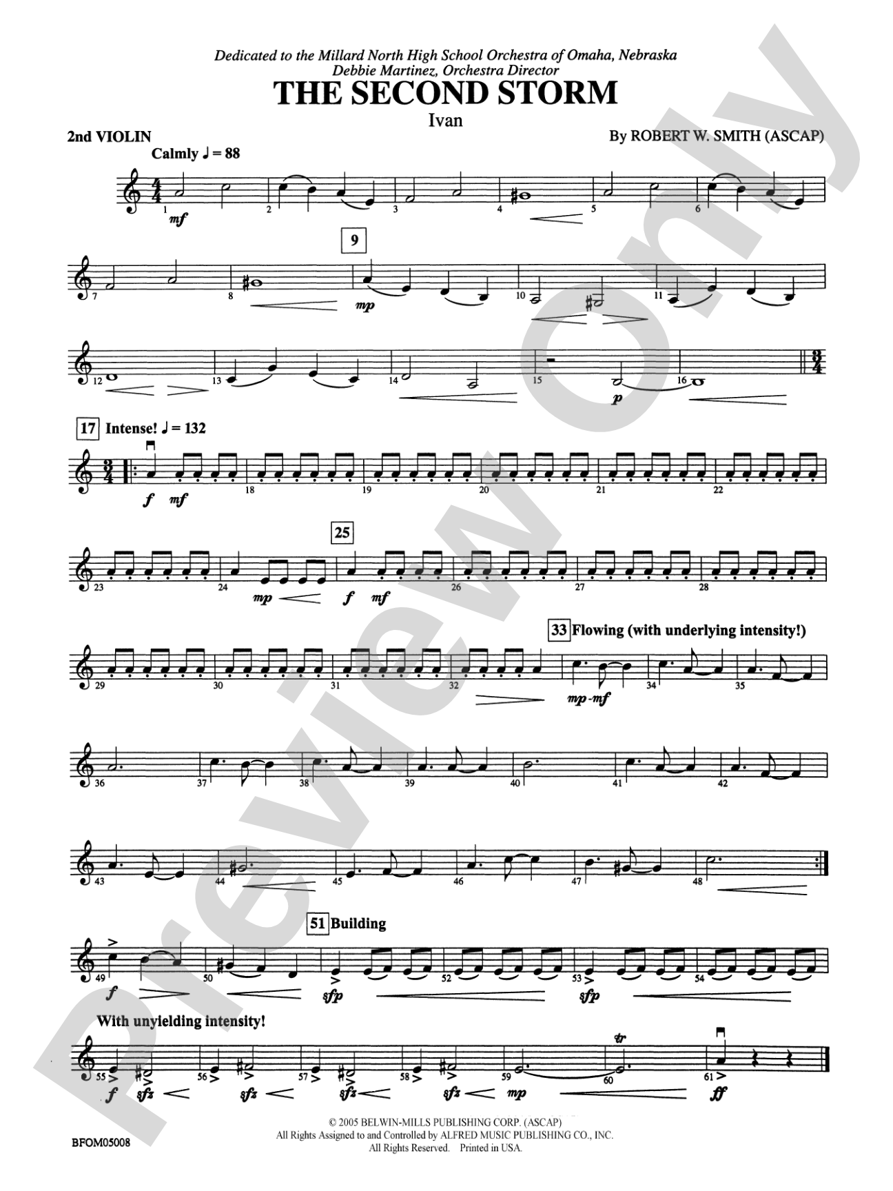 The Second Storm (Ivan): 2nd Violin
