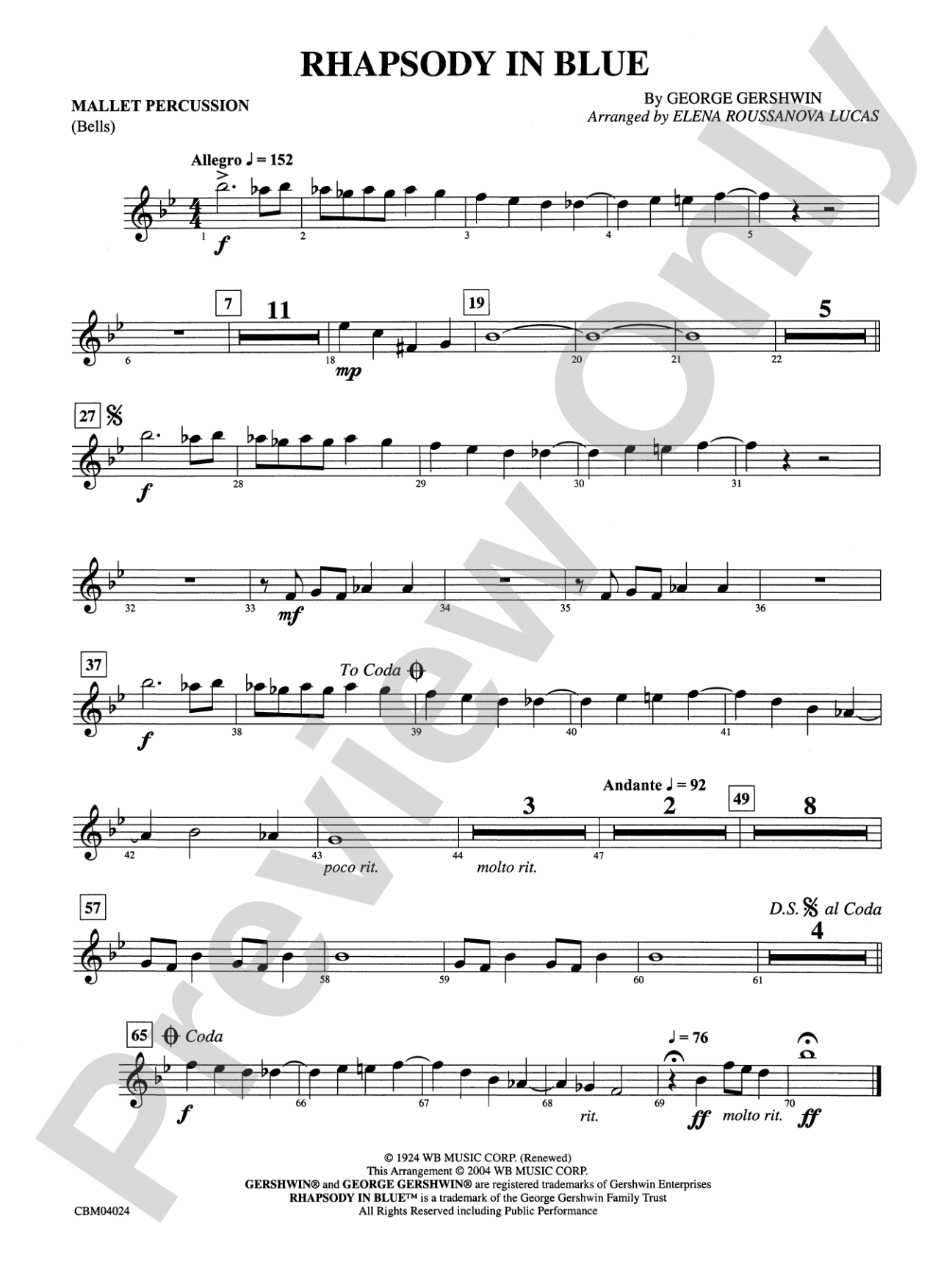 Rhapsody in Blue™: Mallets