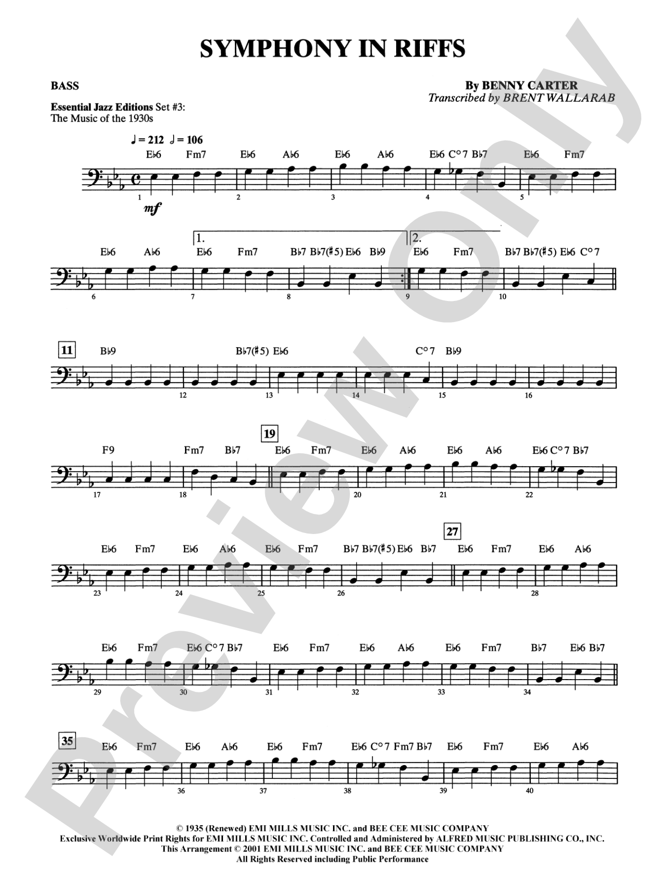 Symphony in Riffs: String Bass