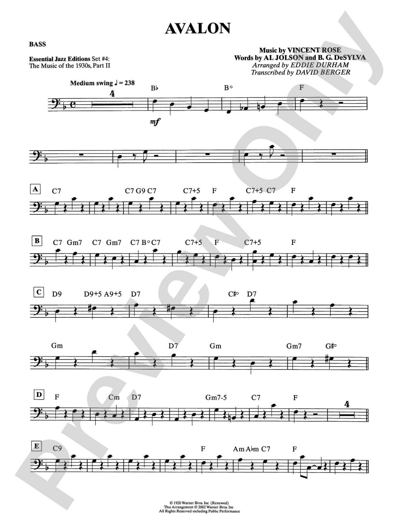 Avalon: String Bass