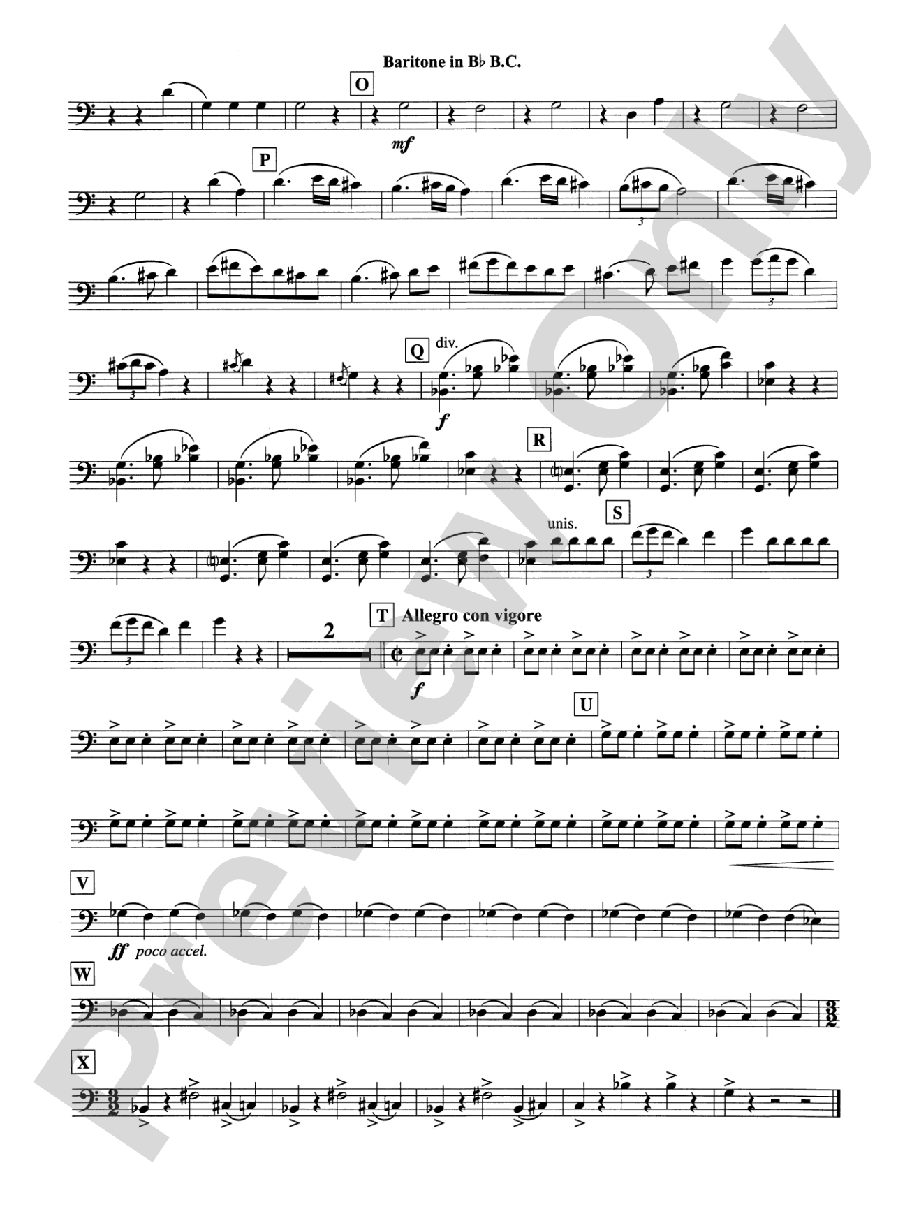 Symphonic Dance No. 2: (wp) B-flat Baritone B.C.
