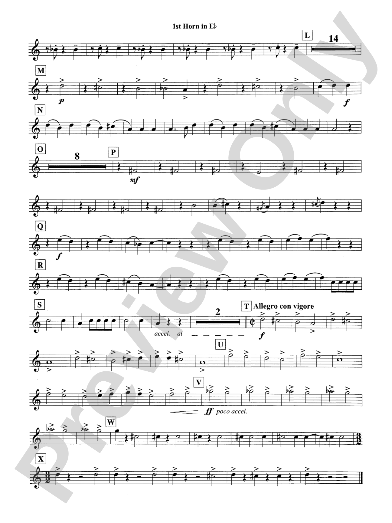 Symphonic Dance No. 2: (wp) 1st Horn in E-flat