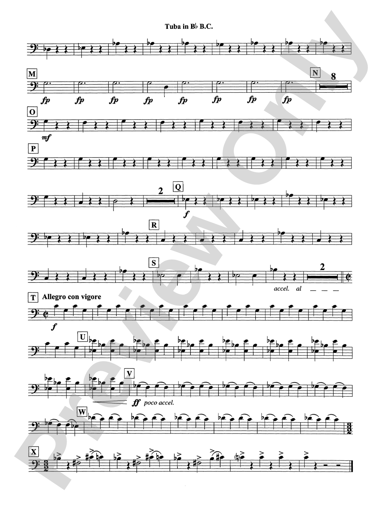 Symphonic Dance No. 2: (wp) B-flat Tuba B.C.