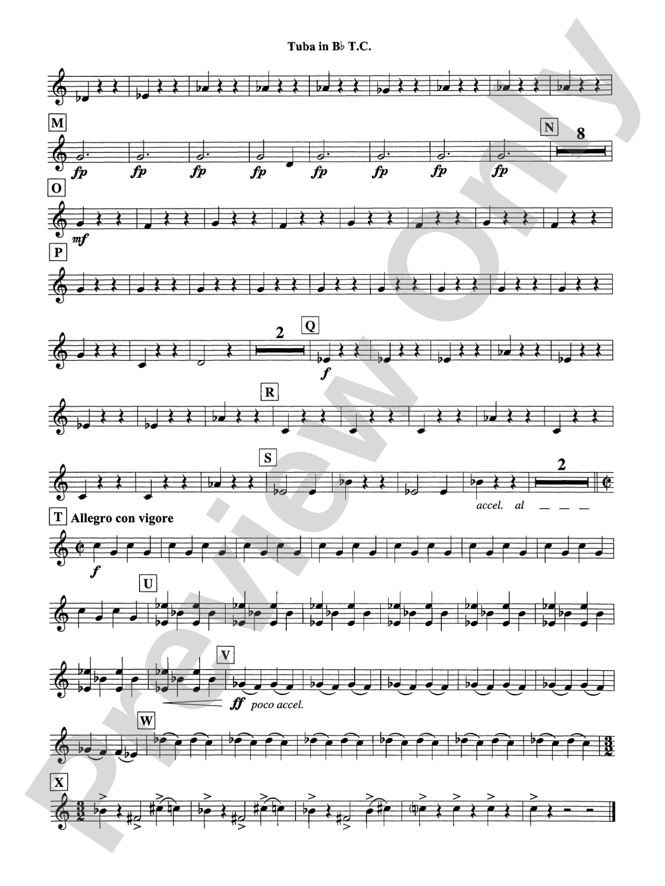 Symphonic Dance No. 2: (wp) B-flat Tuba T.C.