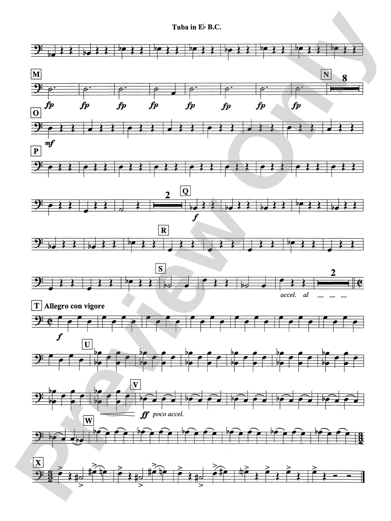 Symphonic Dance No. 2: (wp) E-flat Tuba B.C.