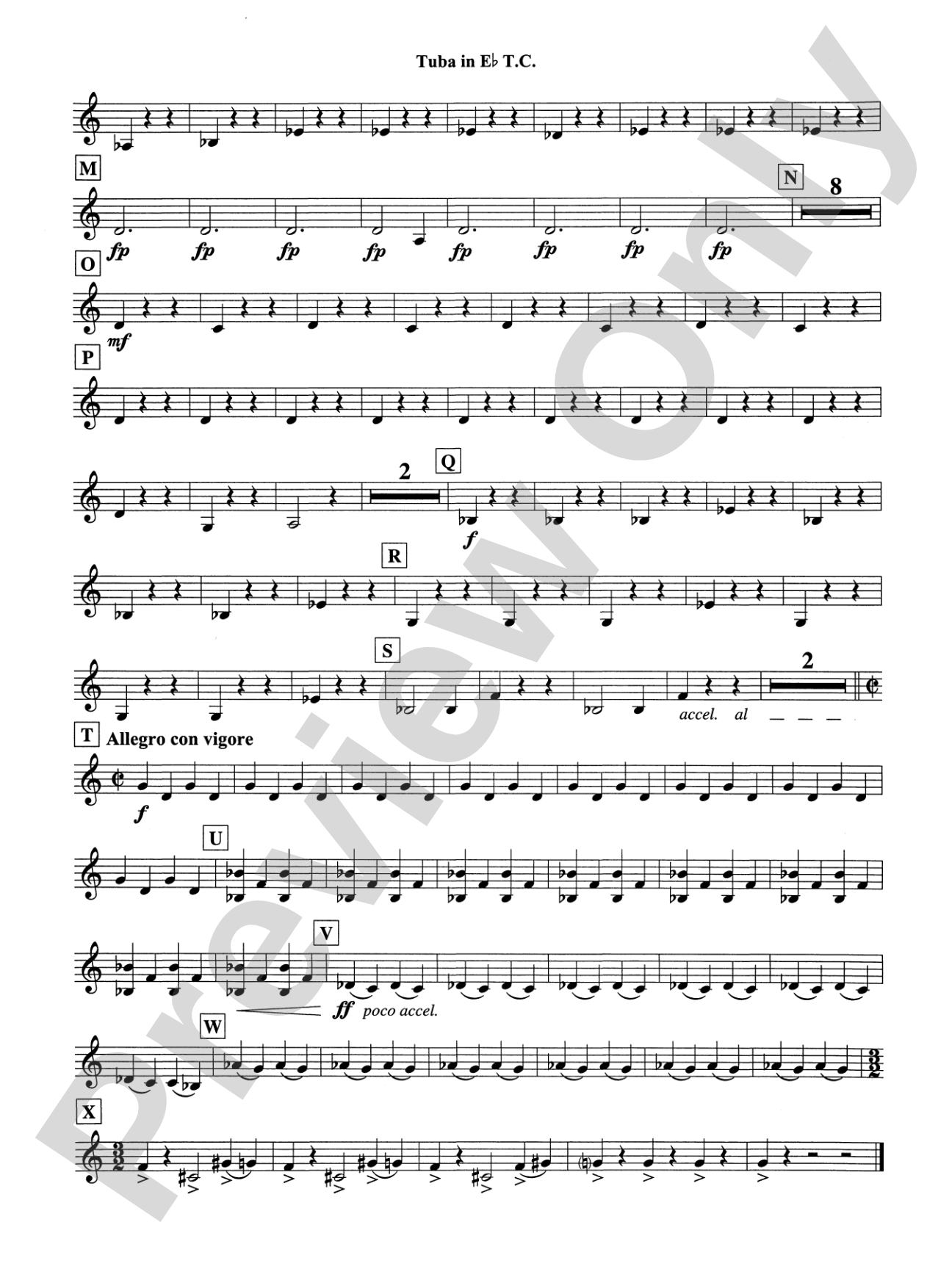 Symphonic Dance No. 2: (wp) E-flat Tuba T.C.