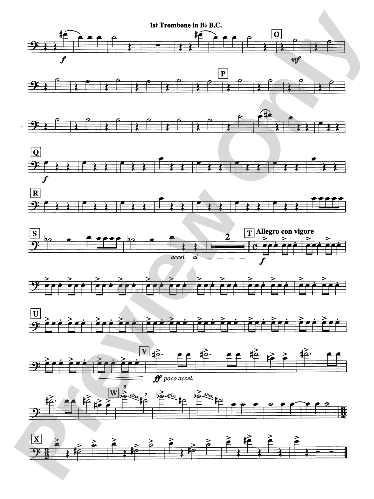 Symphonic Dance No. 2: (wp) 1st B-flat Trombone B.C.