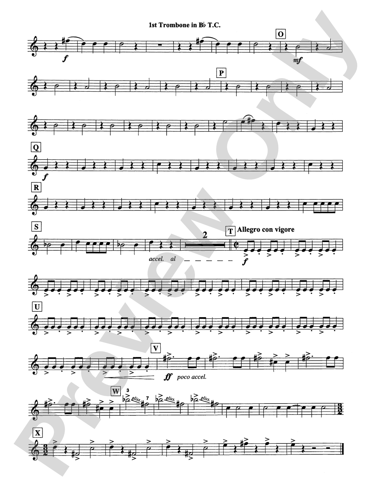 Symphonic Dance No. 2: (wp) 1st B-flat Trombone T.C.