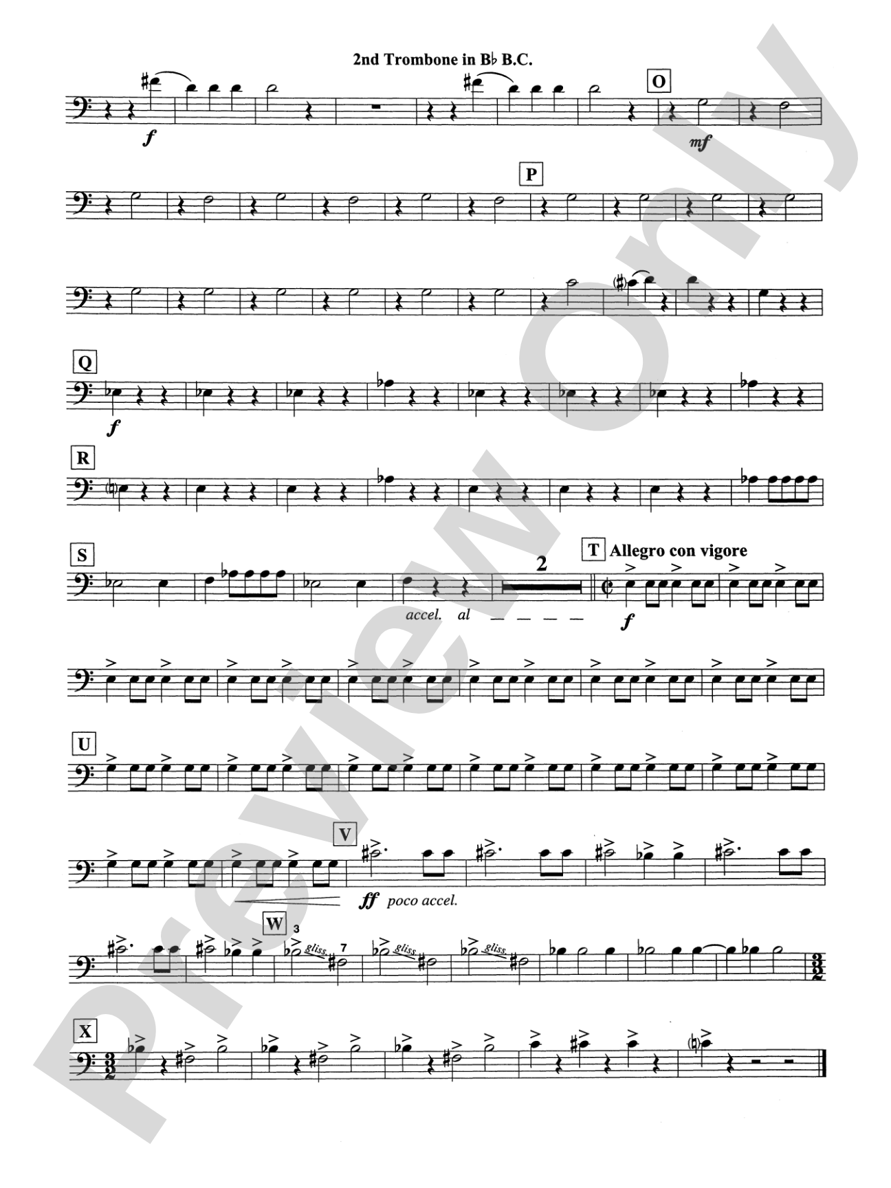 Symphonic Dance No. 2: (wp) 2nd B-flat Trombone B.C.