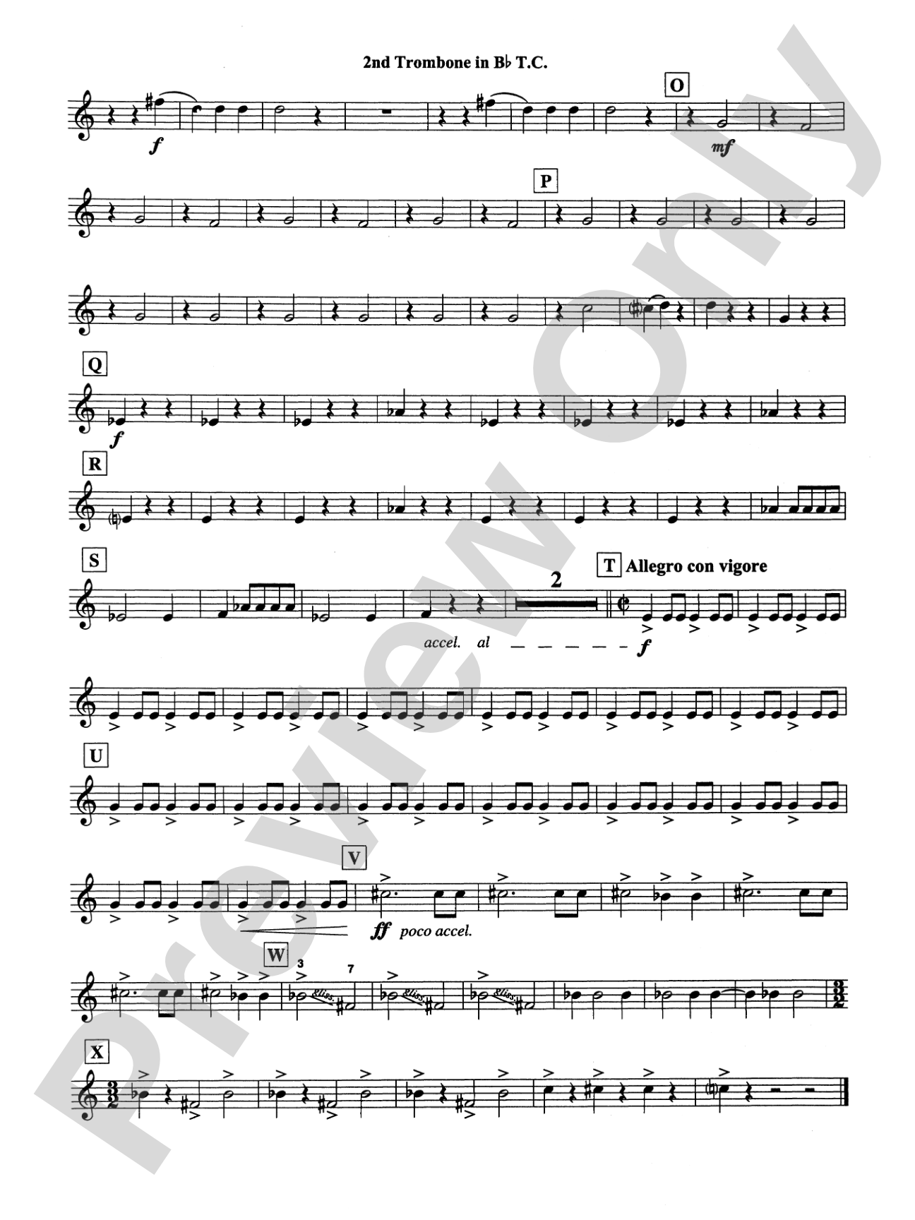 Symphonic Dance No. 2: (wp) 2nd B-flat Trombone T.C.