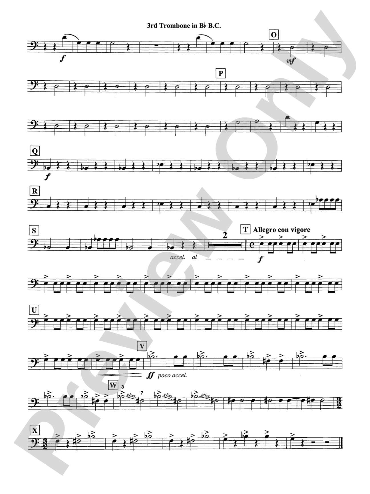 Symphonic Dance No. 2: (wp) 3rd B-flat Trombone B.C.