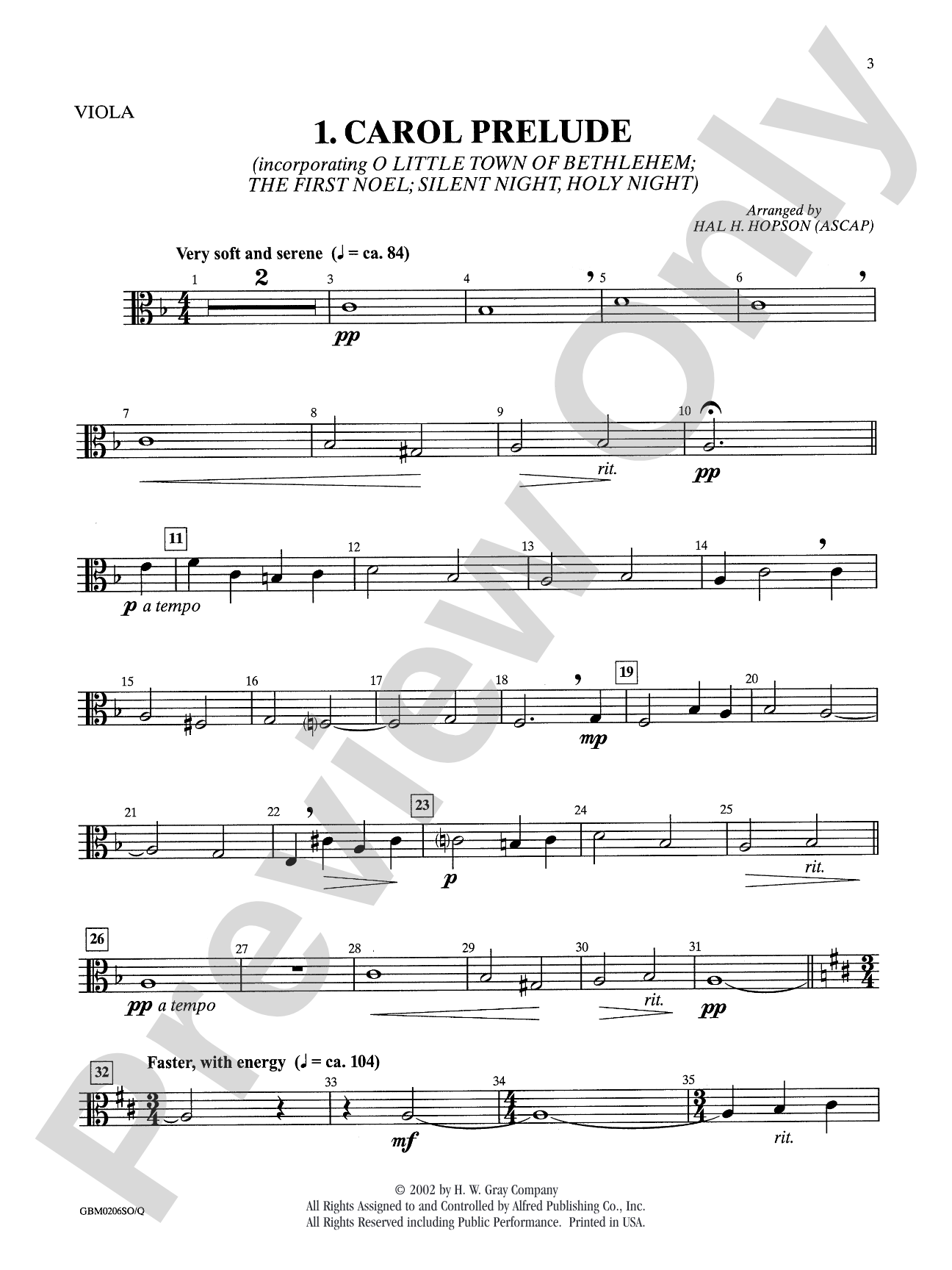 Sing Noel! (A Carol Service): Viola