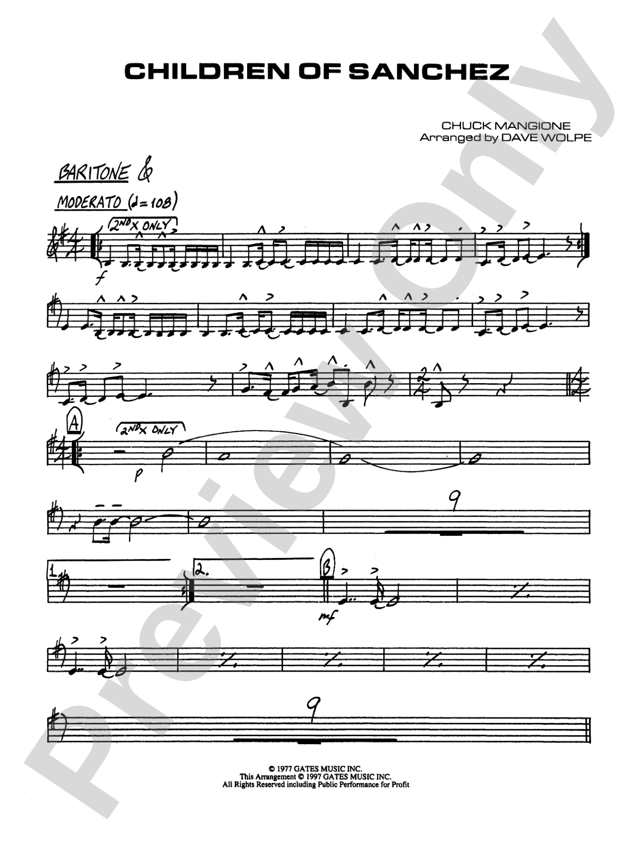 Children of Sanchez: Baritone T.C.