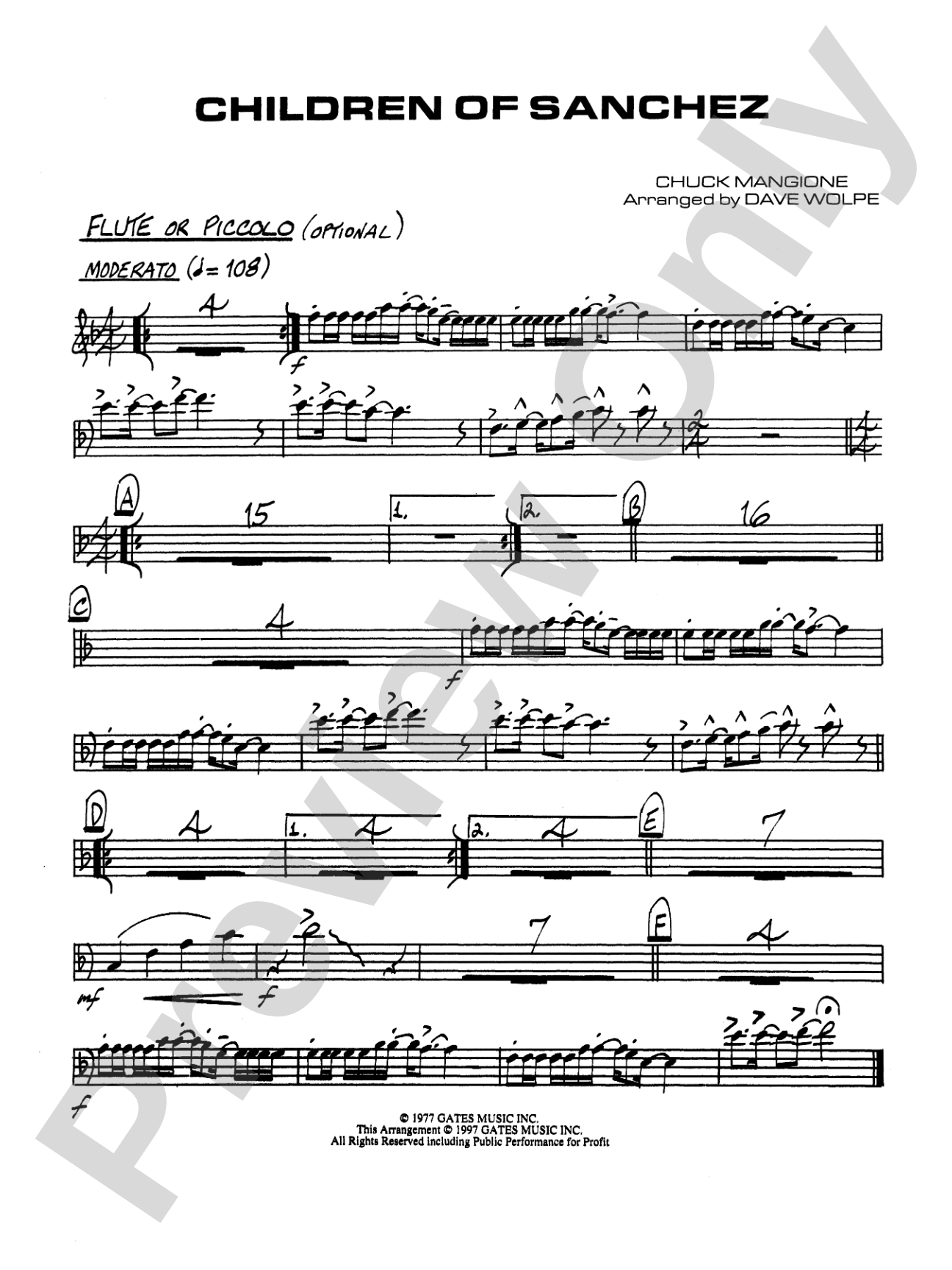 Children of Sanchez: Flute