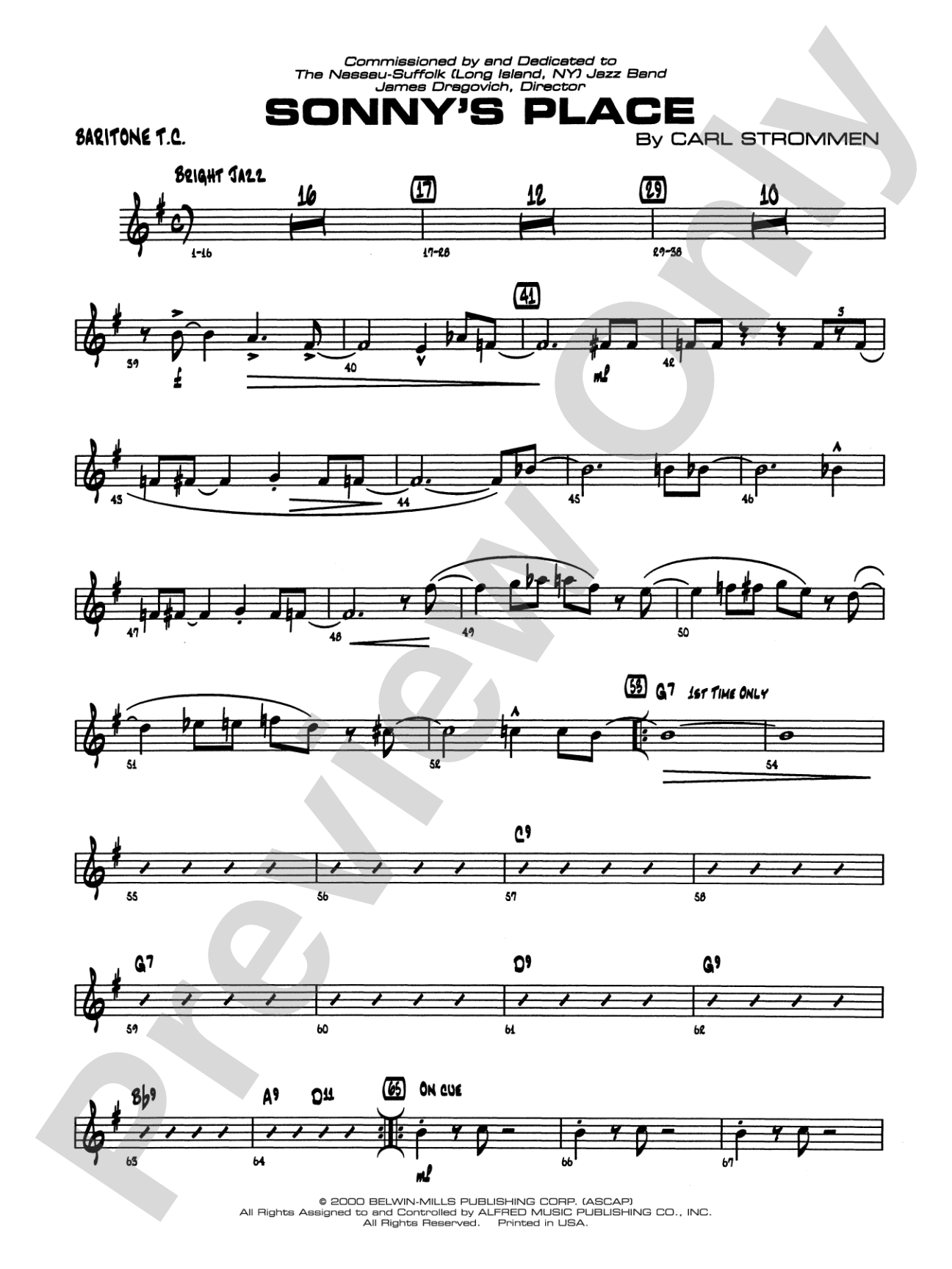 Sonny's Place: Baritone T.C.