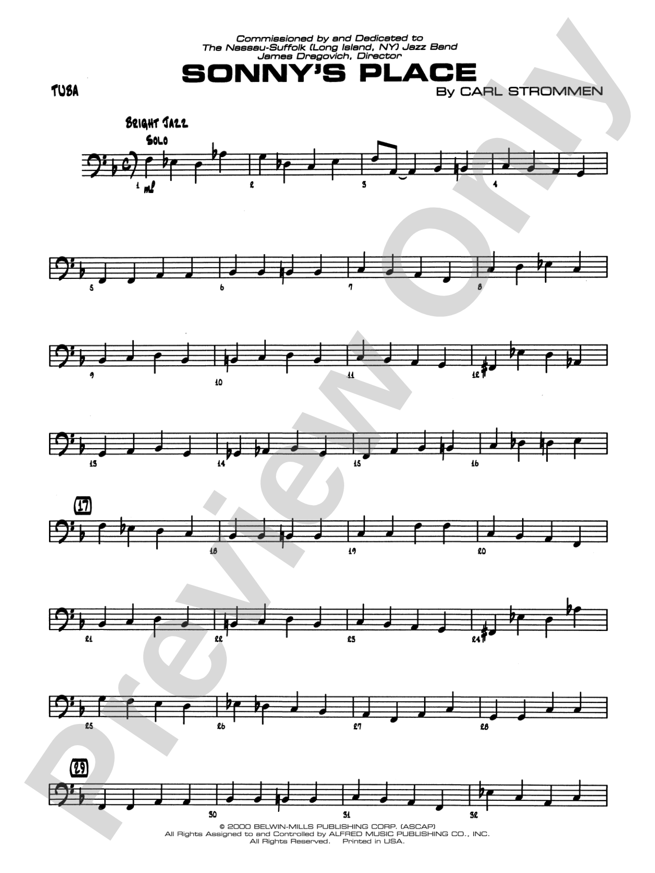 Sonny's Place: Tuba
