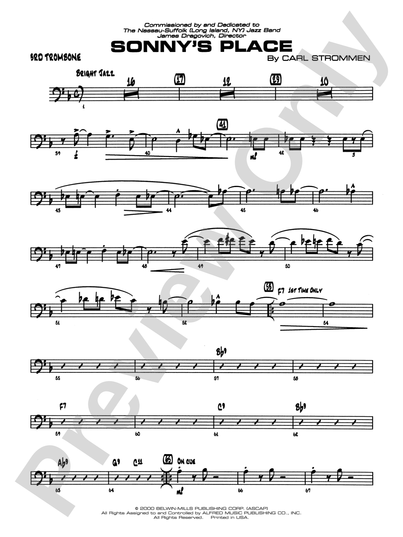 Sonny's Place: 3rd Trombone