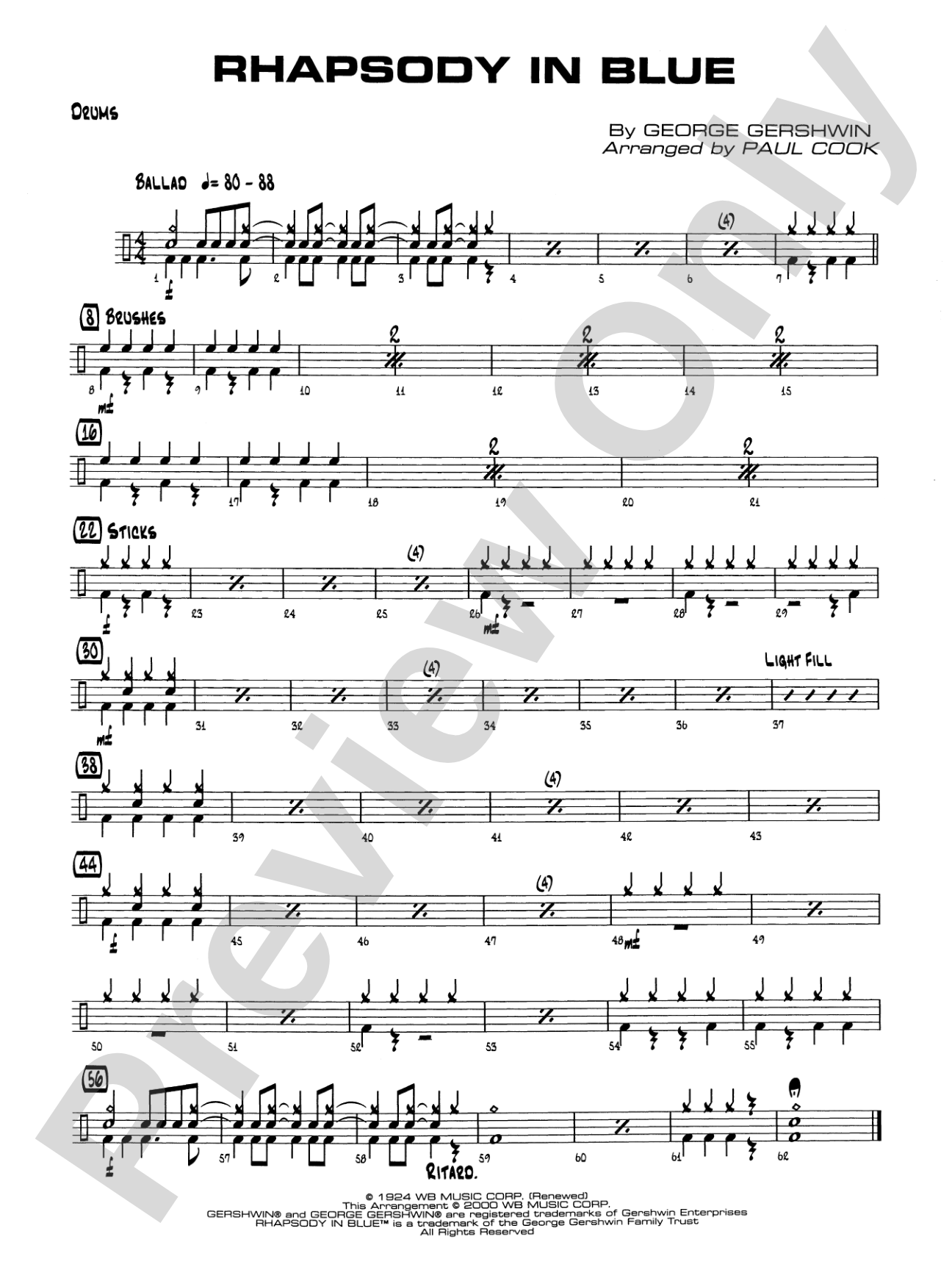 Rhapsody in Blue: Drums