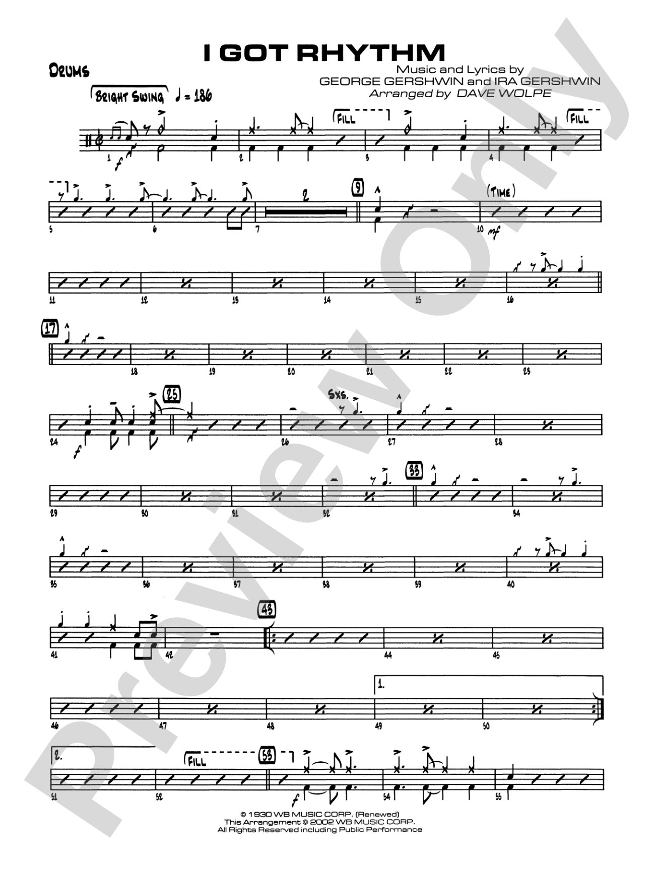 I Got Rhythm: Drums