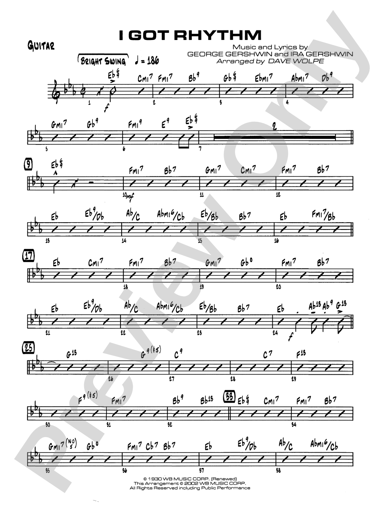 I Got Rhythm: Guitar