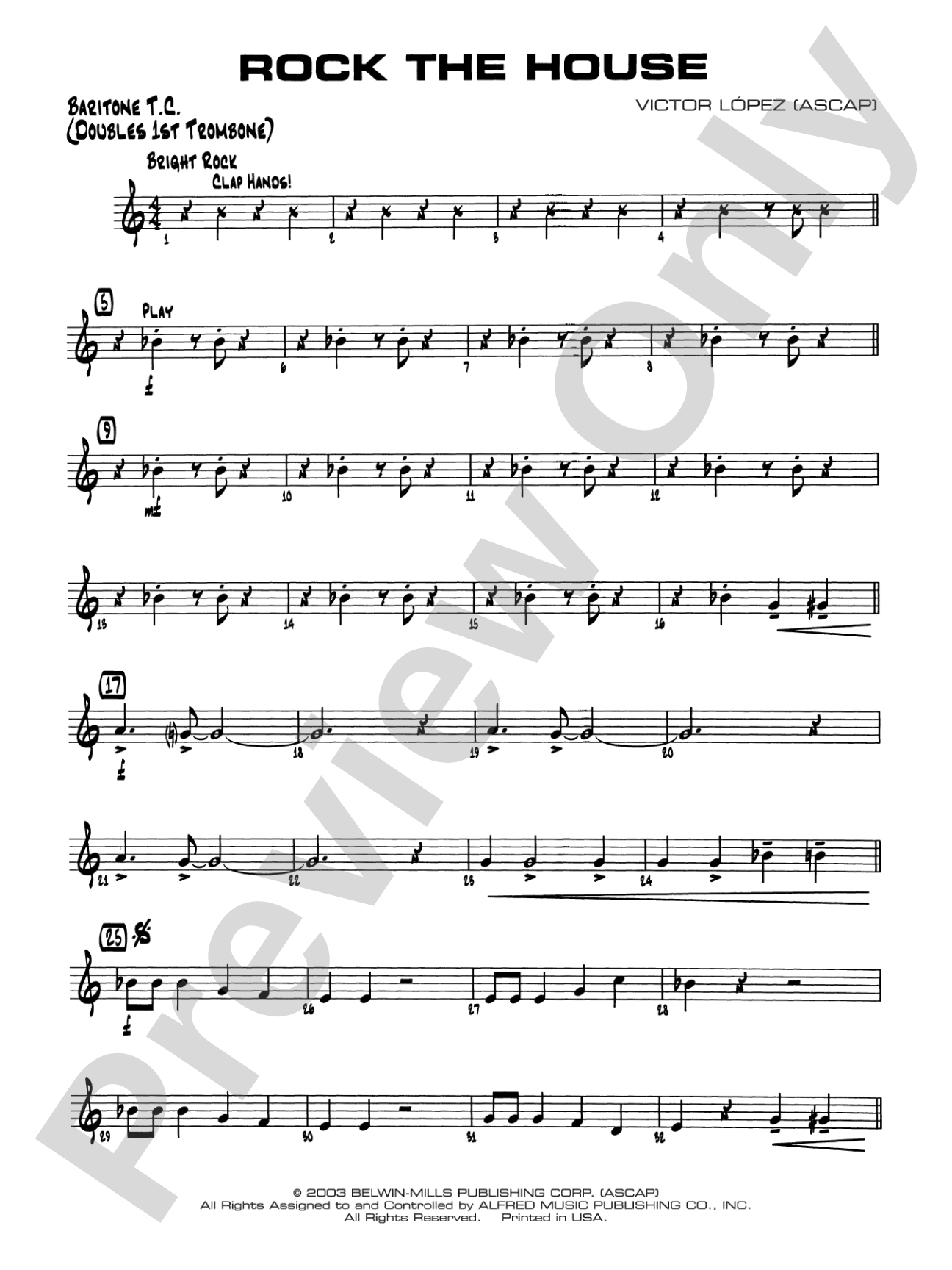 Rock the House: Baritone T.C.