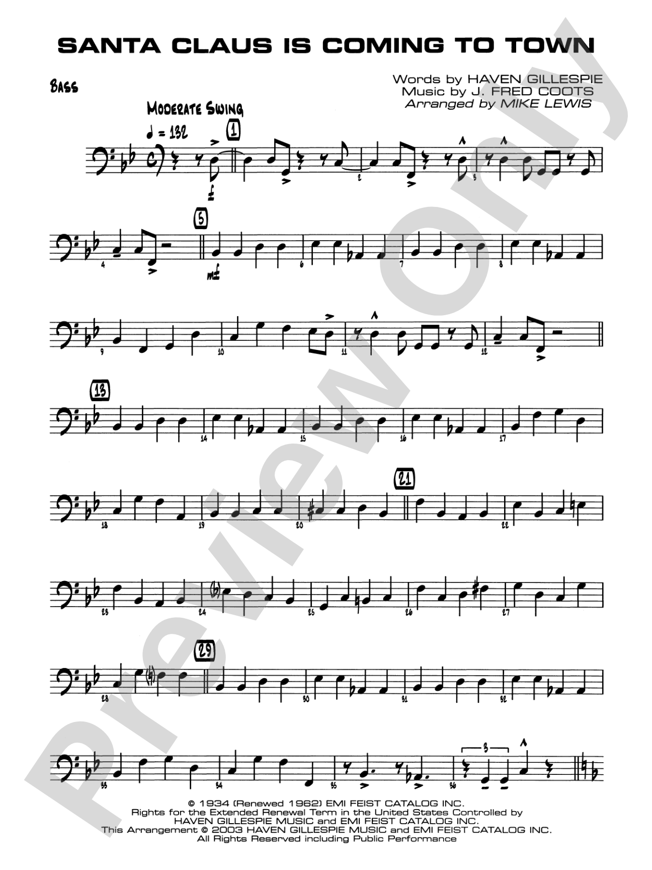 Santa Claus Is Coming to Town: String Bass