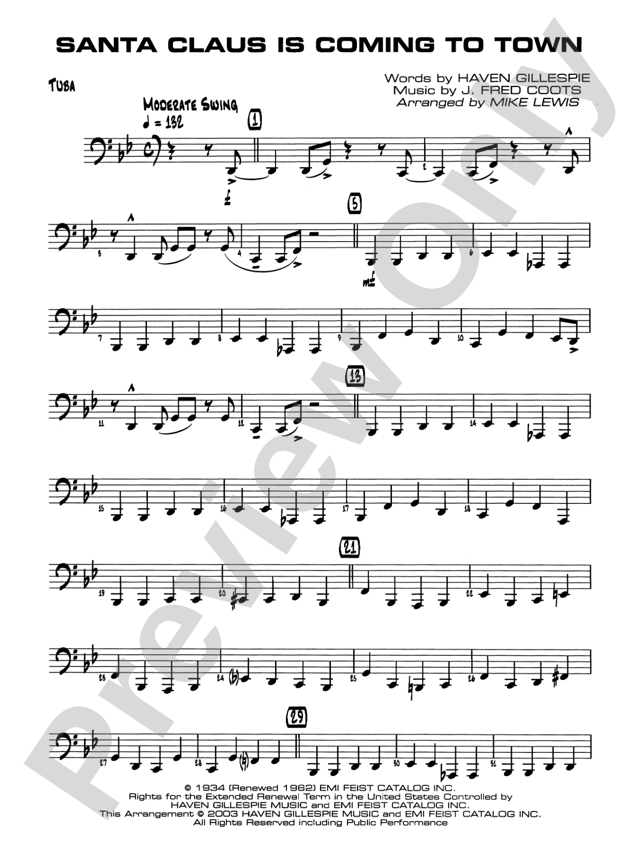 Santa Claus Is Coming to Town: Tuba